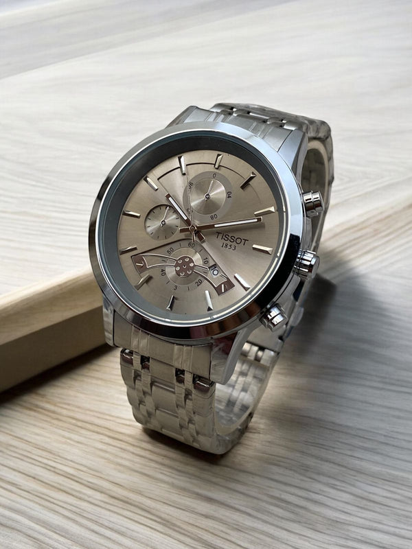 Tissot 1853 Chronograph Men’s Watch – Silver Dial | Stainless Steel Bracelet