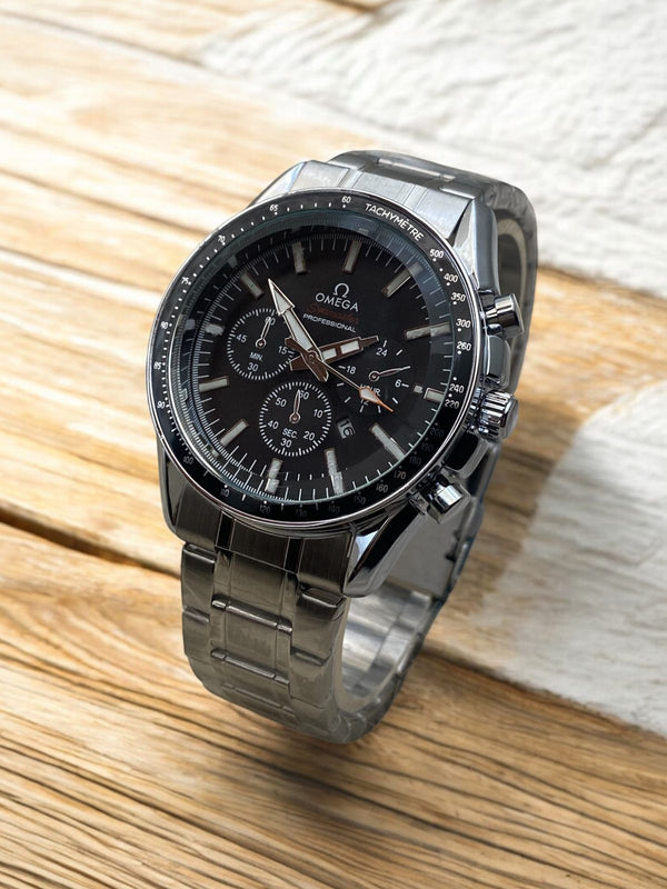 Omega Speedmaster Professional Chronograph – Black Dial | Stainless Steel Masterpiece