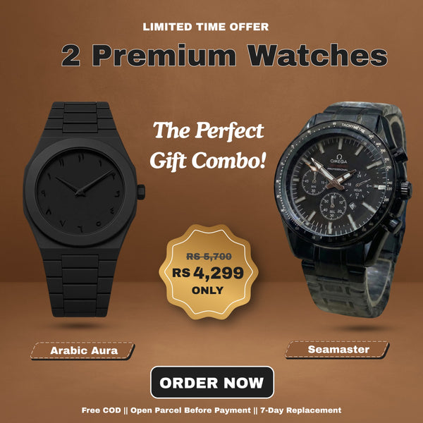 Omega Seamaster Professional Chronograph + Black Aura Watch