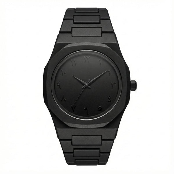 Black Aura Arabic watch